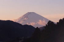 山のホテル 展望室からの富士山