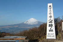 金時山からの富士山