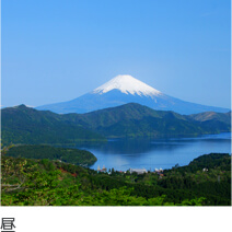 昼の富士