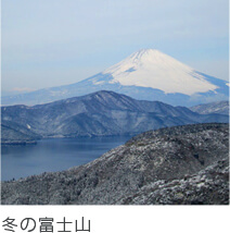 冬の富士山